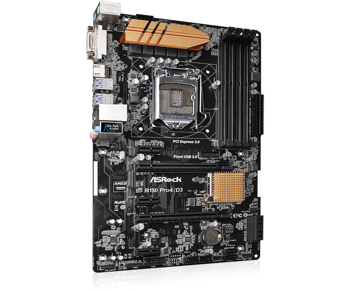 Asrock B150 Pro4/D3 - Motherboard Specifications On MotherboardDB Asrock B150 Pro4/D3 - Motherboard Specifications On MotherboardDB